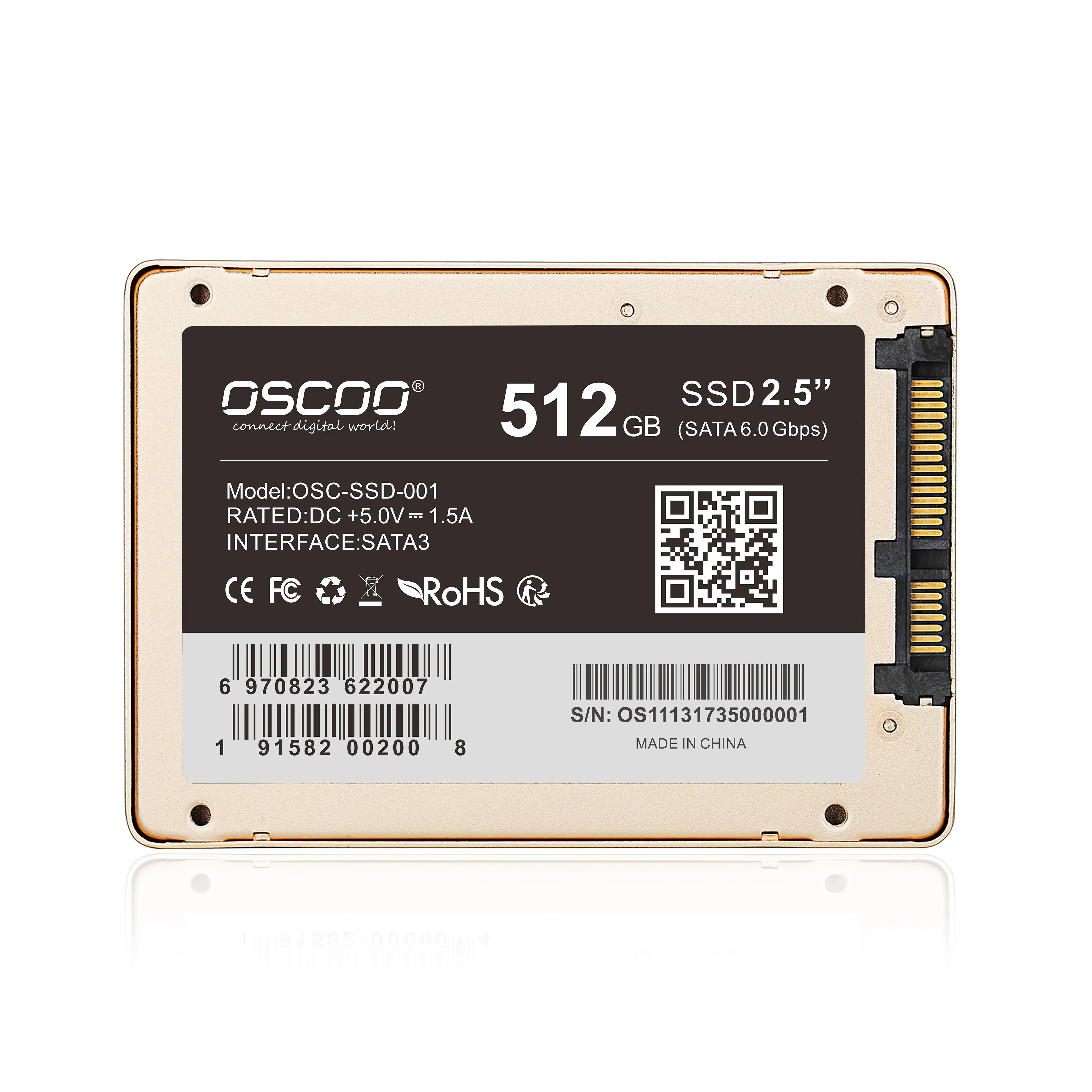Твердотельный накопитель OSCOO HDD 2 5 дюйма SSD SATA3 120 ГБ 128 250 256 480 512 ГБ|Внутренние