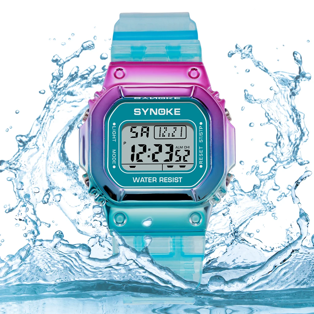 

Watches Women Fashion Digital Watch Nice Luminous Waterproof Men Sports Electronic Wrist Watches Alarm Clock Horloges Vrouwen