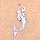 4 шт., подвески в виде русалки, 77*54 мм