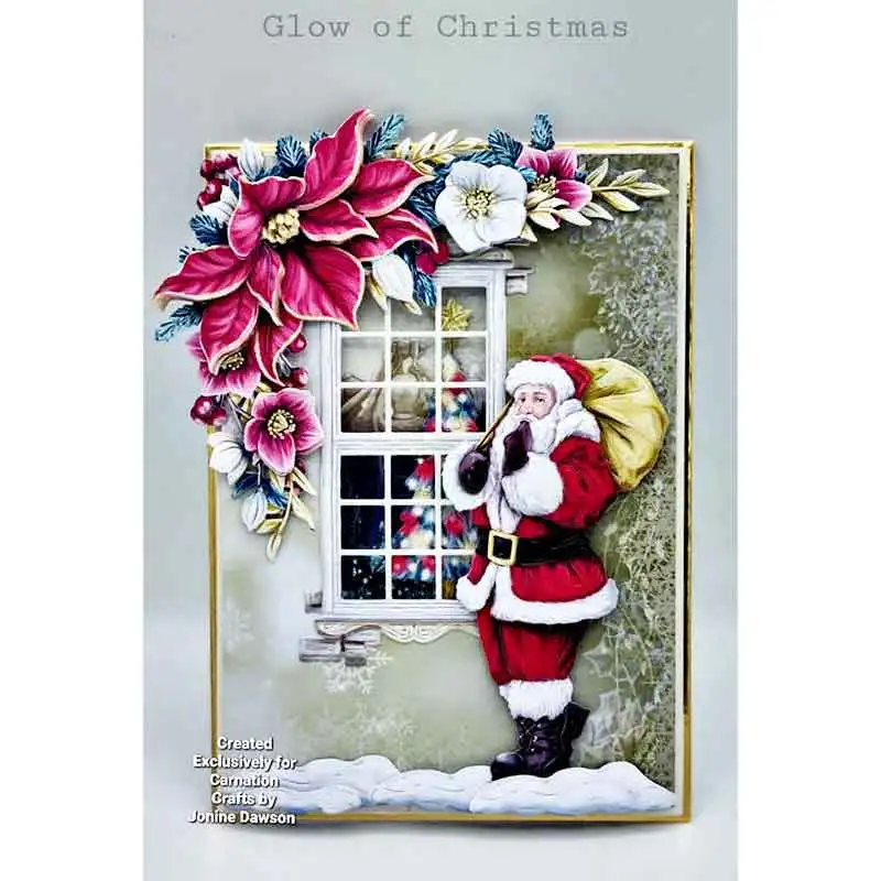 

Father Christmas Die Set Cutting Dies and Stamps Scrapbook Dariy Decoration Embossing Template Diy Make Albums Handmade New