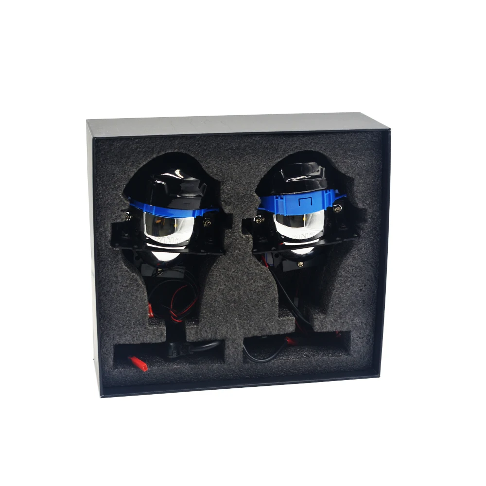 35 Вт BI светодиодный объектив проектора фар автомобиля дооснащения Универсальный