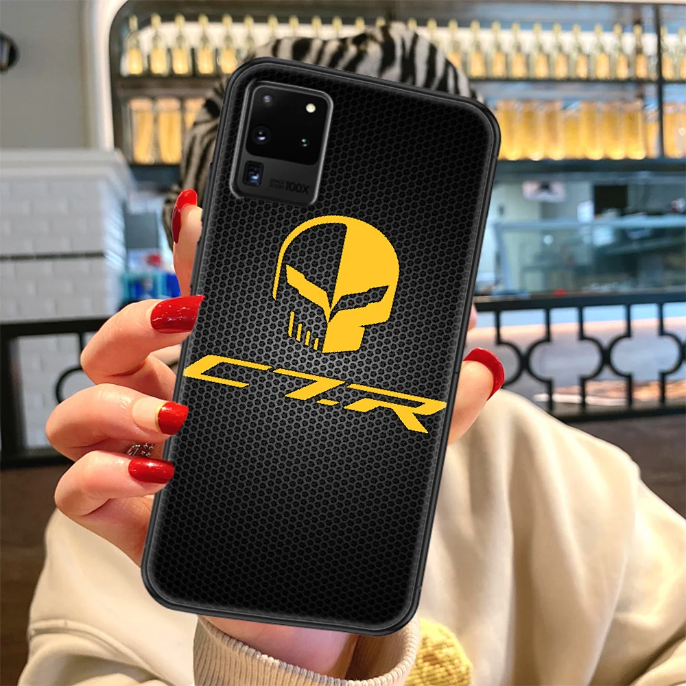 

Corvettes Chevrolet Phone case For Samsung Galaxy Note 4 8 9 10 20 S8 S9 S10 S10E S20 Plus UITRA Ultra black soft bumper pretty