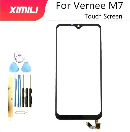 Сенсорный экран 6 1 дюйма для Vernee M7 сенсорный стекло датчик дигитайзер панель