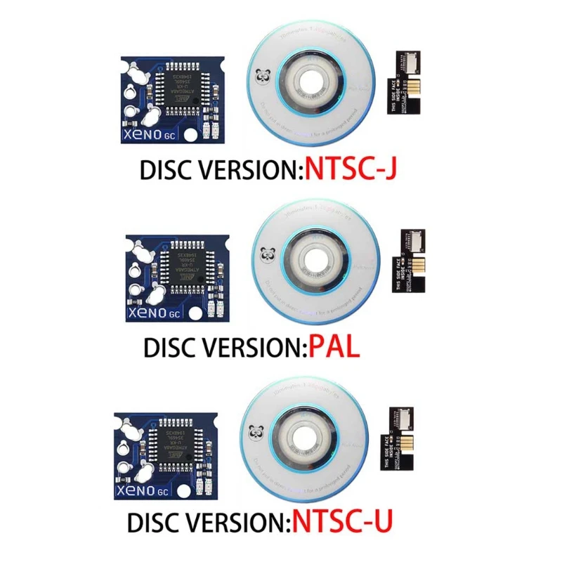 

Direct-reading chip with SD2SP2 Card Adapter & NTSC-J/NTSC-U/PAL CD Boot Disk Console Modification Repair Part for NGC Xeno Mod