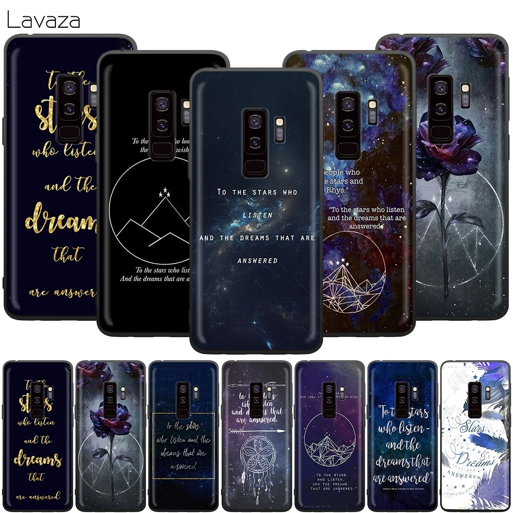 Суд тумана и Фурия Сара J Maas чехол для Samsung Галактики A2 J4 Core J6 J7 DUO J8 2018 Plus Prime A20E A70S A01