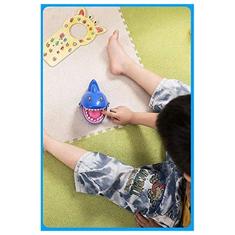 Игрушка для пальцев и кусания рта большая акула тянущие зубы игры бара игрушка