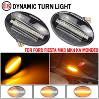 for ford fiesta iii iv mk3 mk4 19902000 2001 ka mondeo i led dynamic car blinker side marker turn signal light lamp accessories