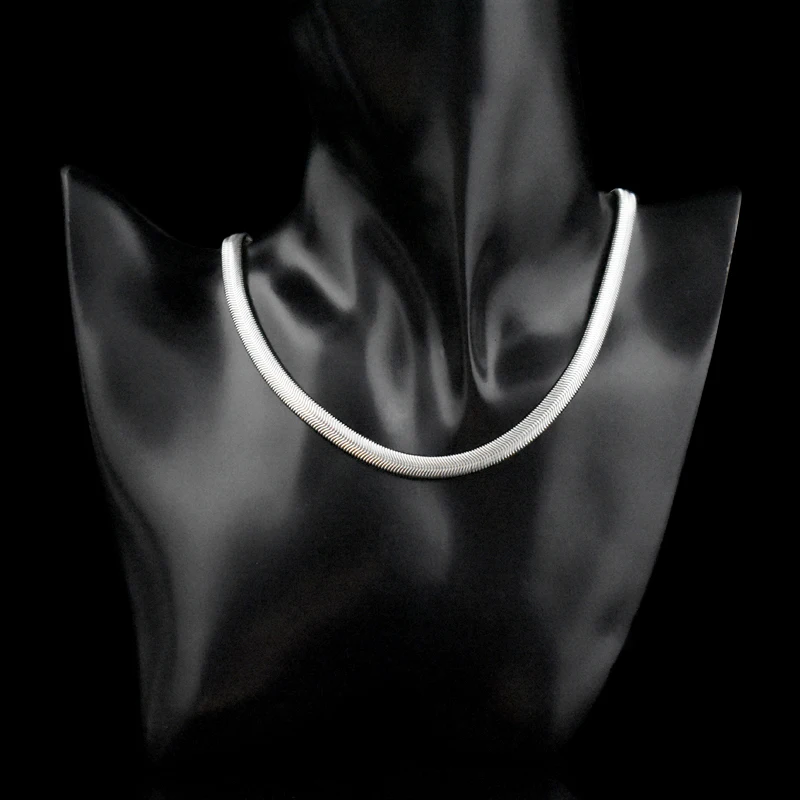 Лидер продаж модное ожерелье с воротником в стиле панк из стерлингового серебра