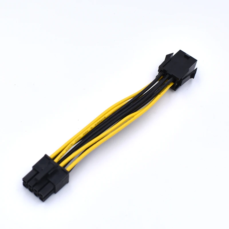 Кабель адаптера PCI E feMale 6 Pin To ATX CPU EPS male 8 Pin|Компьютерные кабели и разъемы| |
