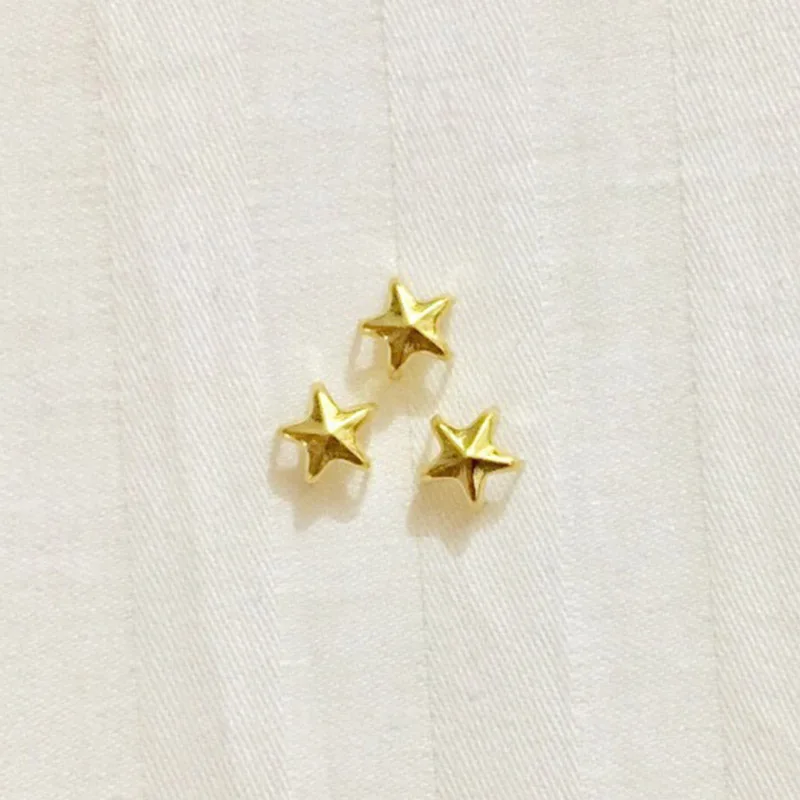 200 шт 5 мм пятиконечная звезда коготь ногтей мини Ультра маленькие пять-острые