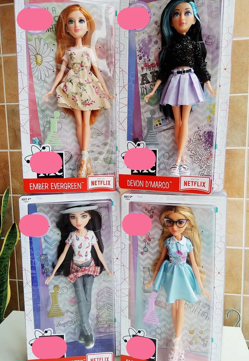 

Original MC2 TV protagonist joint doll long hair doll girl dress up doll toys