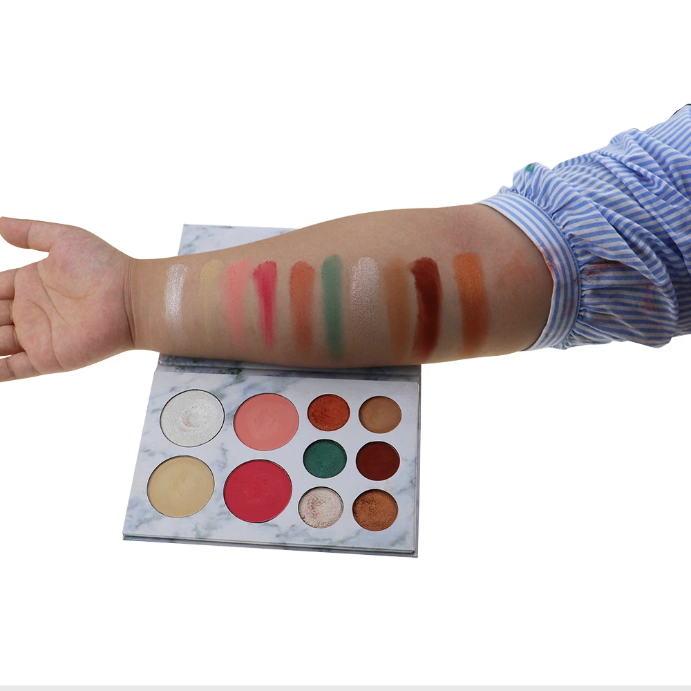 Нет бренда 20 цветов Мраморная фотография ежедневный макияж палитра теней для век