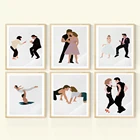 Постер криминальной художественной печати, классический постер фильмов, греческий минималистичный настенный постер, танцевальная Картина на холсте, настенные картины, домашний декор