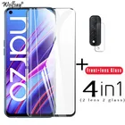 Защитное стекло для экрана для Realme Narzo 30, закаленное стекло для Realme 50A, 50i, 8i, 8 Pro, C25S, C21Y, C11, мягкая пленка для объектива