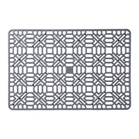 stainless steel bottom farmhouse drain silicone pad kitchen grid multicolor bowl ceramic sink protector mat heat resistant dish