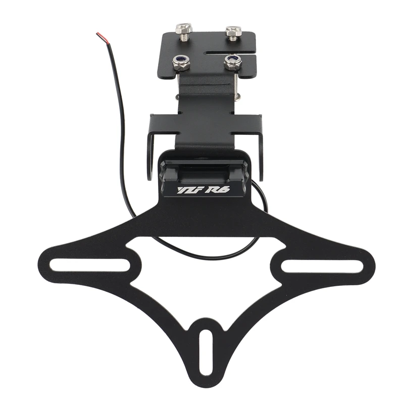 

Motorcycle License Plate Holder Tail Tidy for Yamaha YZF R6 YZF-R6 2017 2018 Led Light Fender Eliminator