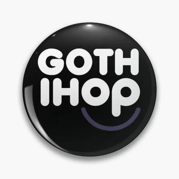 

Goth IHOP White Text nuf Soft Enamel Pin Cute Cartoon Metal Badge Creative Clothes Collar Hat Lover Gift Lapel Pin Fashion