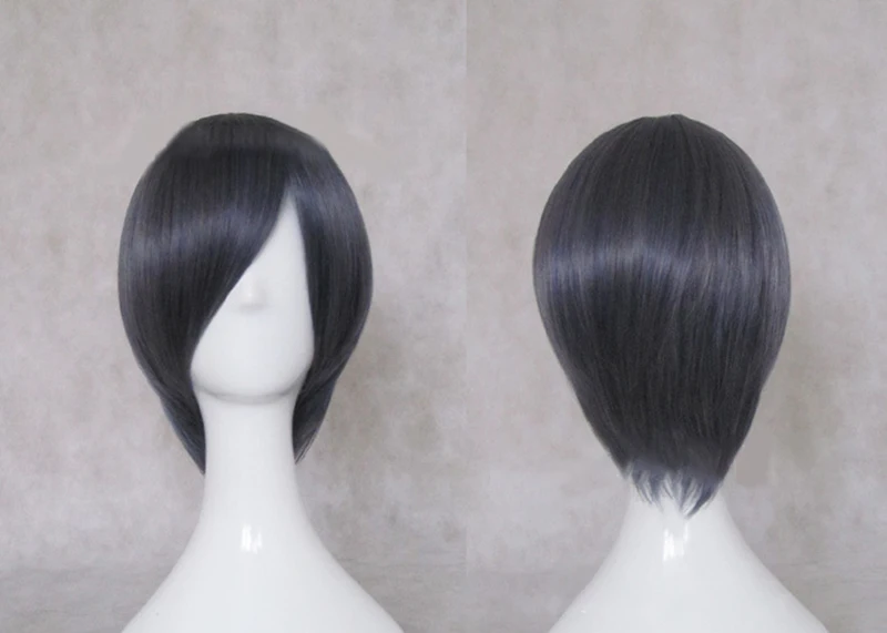 black HAIRJOY синтетические волосы Кирисима тука фиолетовый парик для выступлений - Цвет: black