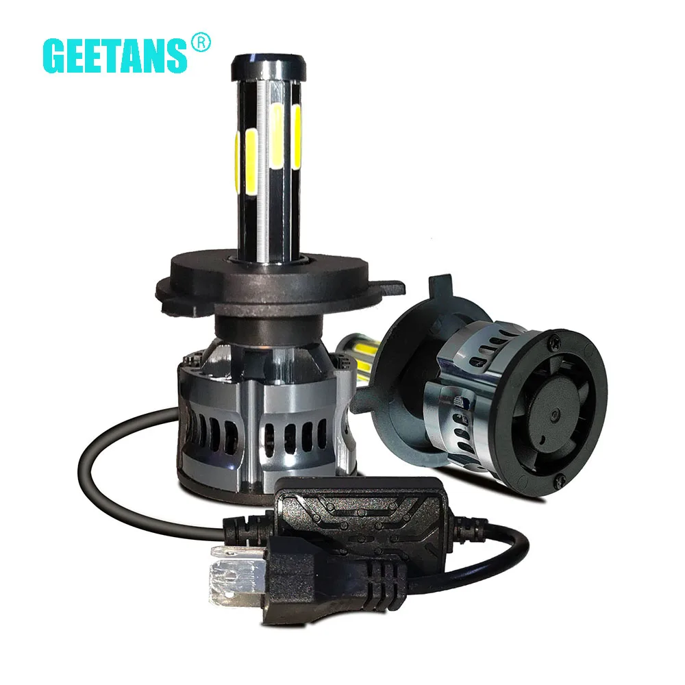 

2PCS H1 LED H7 LED H4 9600LM H8 HB3 9005 HB4 H11 Led Headlights Bulbs H3 9006 8sides 120W 360 degree high power Auto Lamp CJ