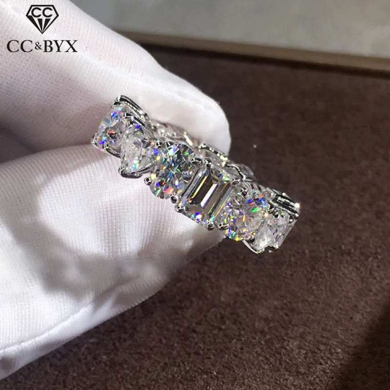 Женские обручальные кольца CC колечко с фианитом темпераментное кольцо Свадебные