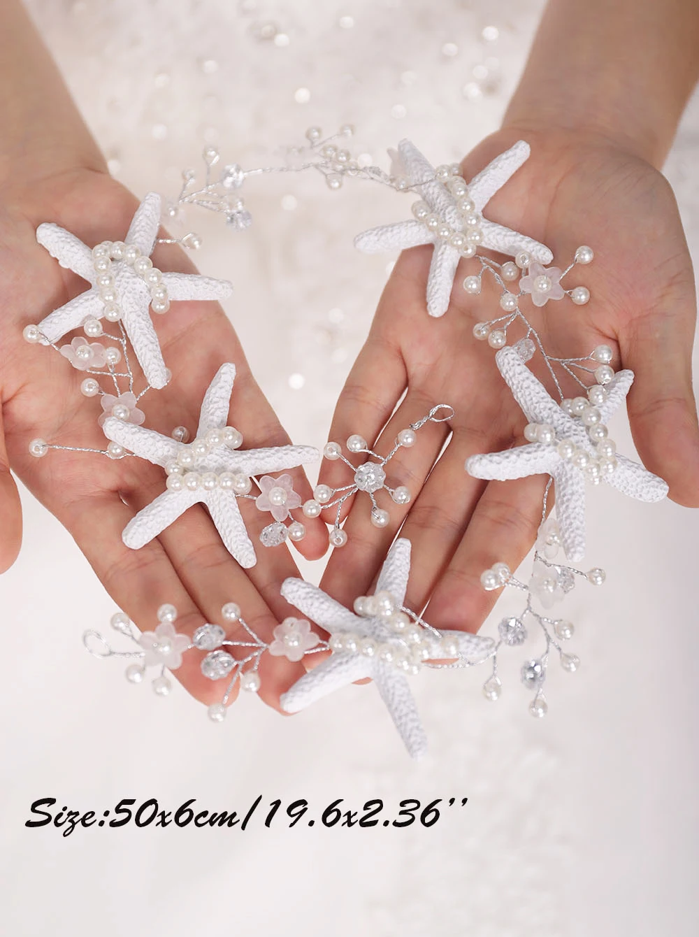 Женская Свадебная вуалетка обруч для волос с цветами и жемчугом | Свадьбы