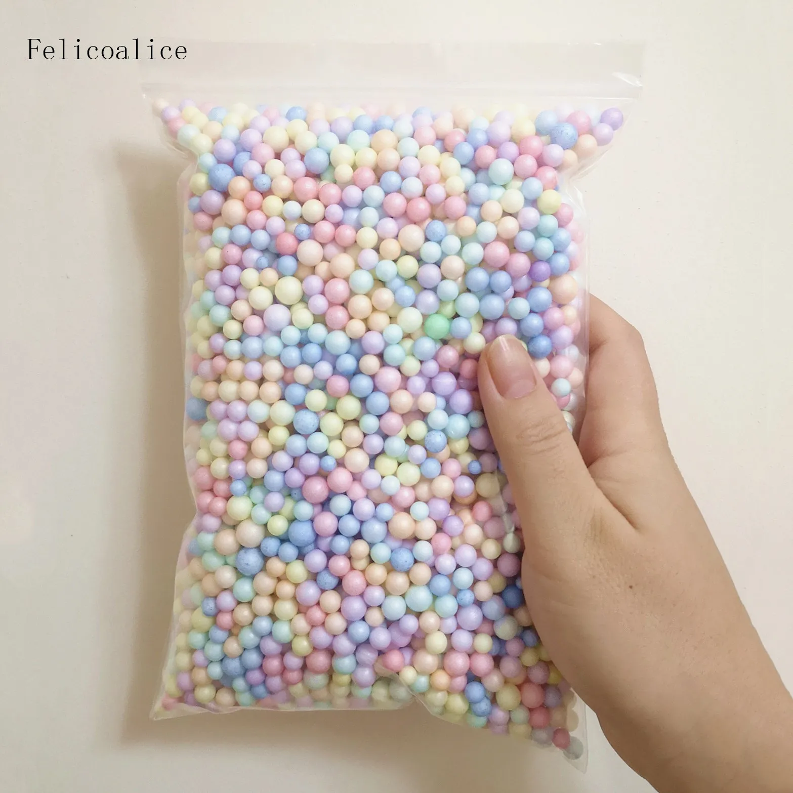 

6-8mm 4000pcs Multi Color Foam Balls Mini Beads Polystyrene Styrofoam Filler Bubble Ball DIY Wedding Christmas Party Decoration