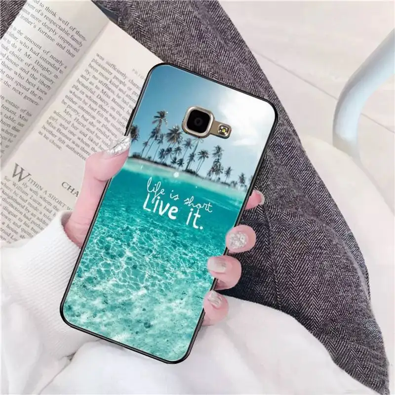 YNDFCNB Beautiful sea waves Phone Case for Samsung A51 01 50 71 21S 70 31 40 30 10 20 S E 11 91 A7 A8 2018 images - 5
