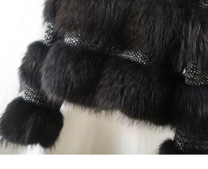 winter jacket women parka real fur coat natural raccoon fur collar woolen coat bomber jacket korean streetwear new