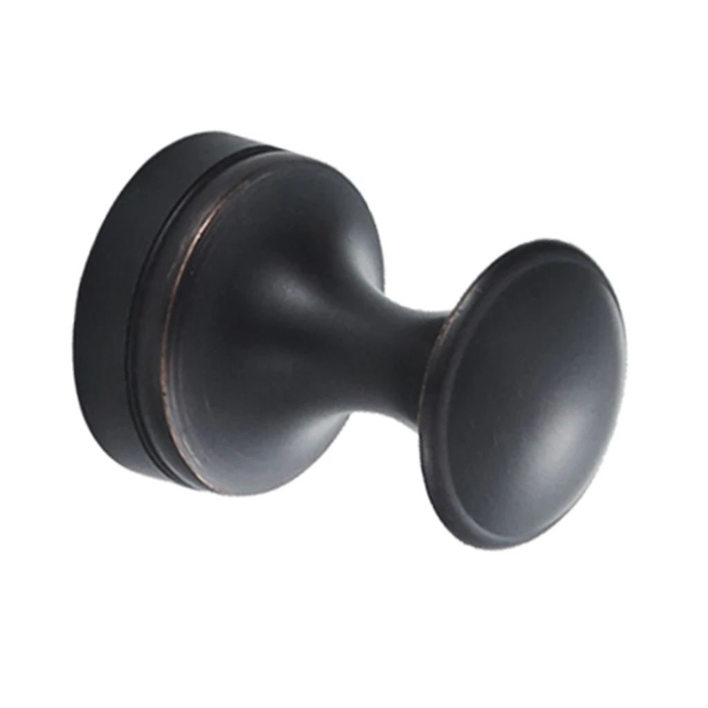 

4pcs Metal Coat Wall Hook Single Towel Clothes Hook for Kitchen~ Black