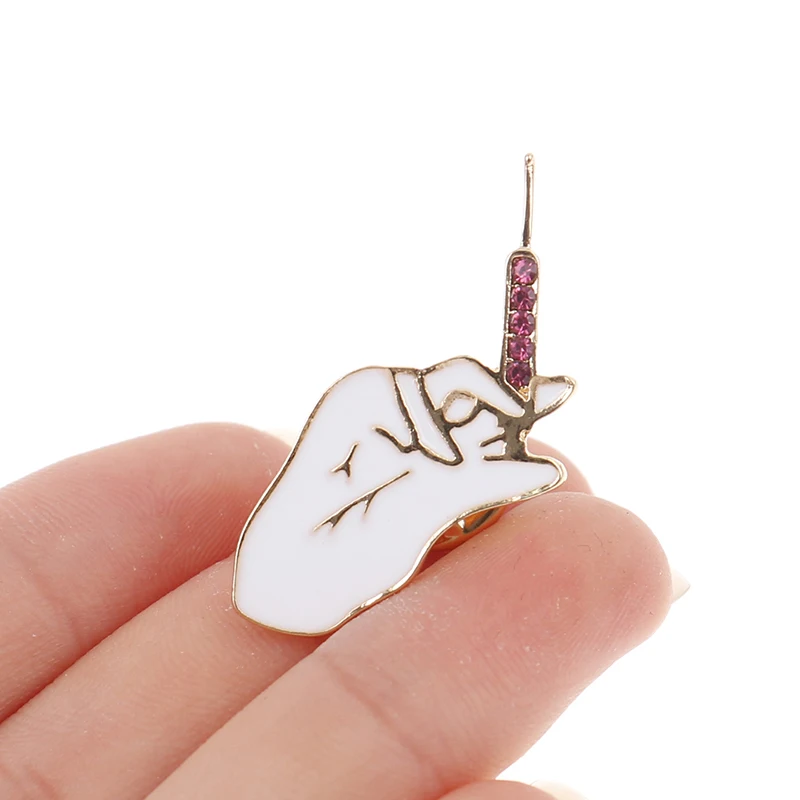 1 шт. простая белая эмалированная брошь на лацкан медицинская шприц перчатка врач