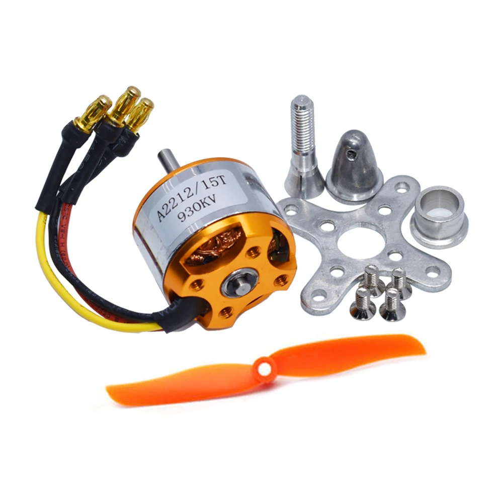 1 шт. A2212 бесщеточный двигатель 930KV 1000/1400/1800/2200/2450/2700KV для радиоуправляемого