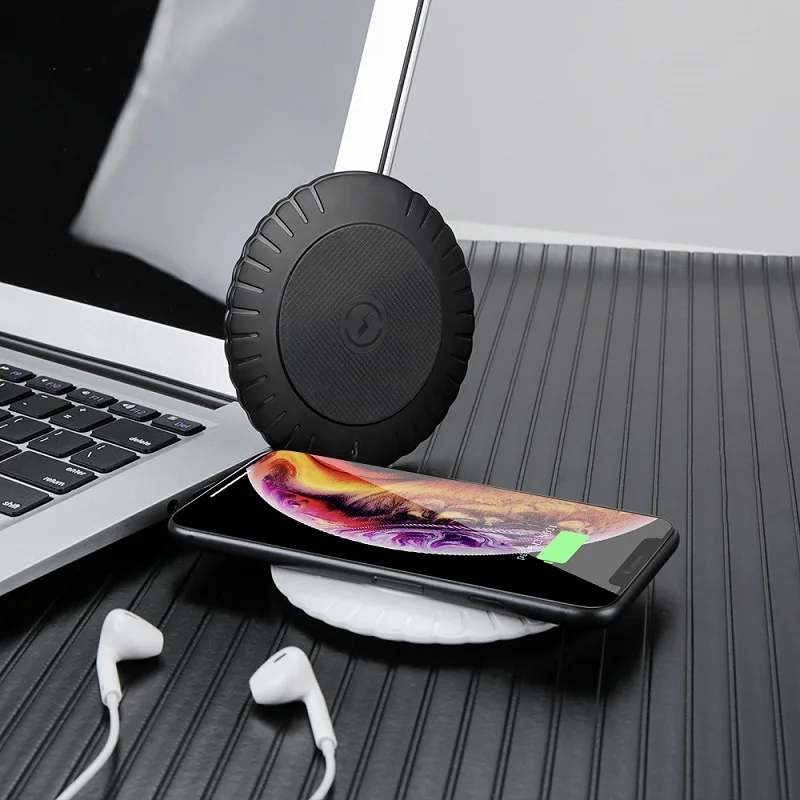 10 Вт Адаптивная Быстрая Зарядка QI Беспроводное зарядное устройство 9 в 3 0 А