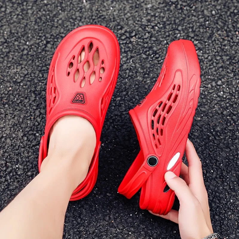 2020 летние мужские сандалии повседневные уличные пляжные простые однотонные