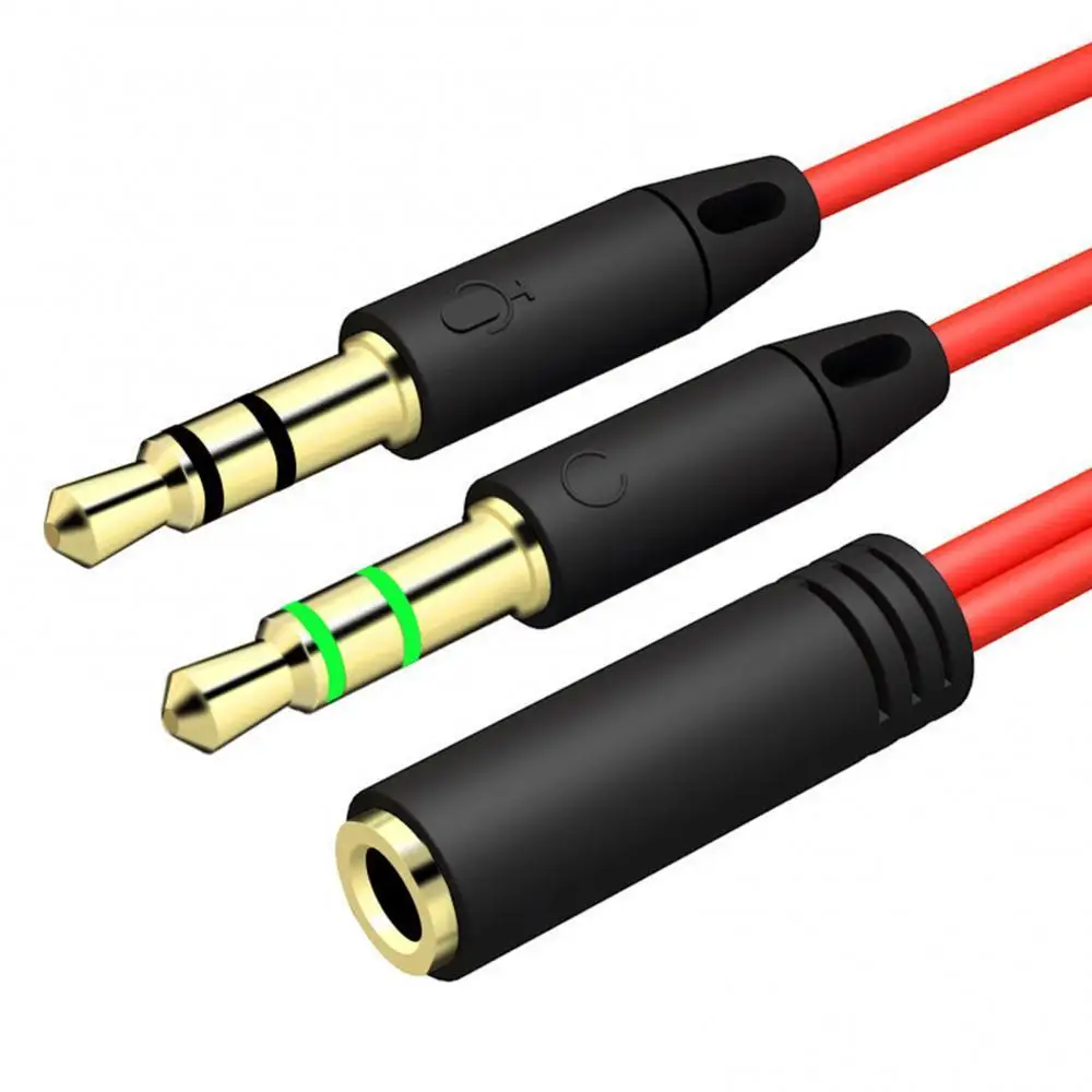 

Headphone Splitter Earphone Adapter Audio 3.5mm Female to 2 Male Jack Aux Cable Earphone Accessories