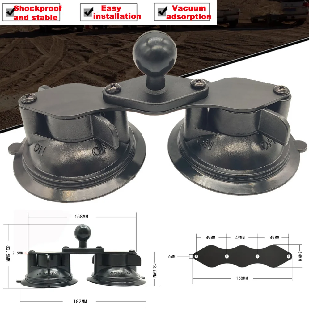 JINSERTA автомобильное окно с двойным поворотным замком основание на присоске