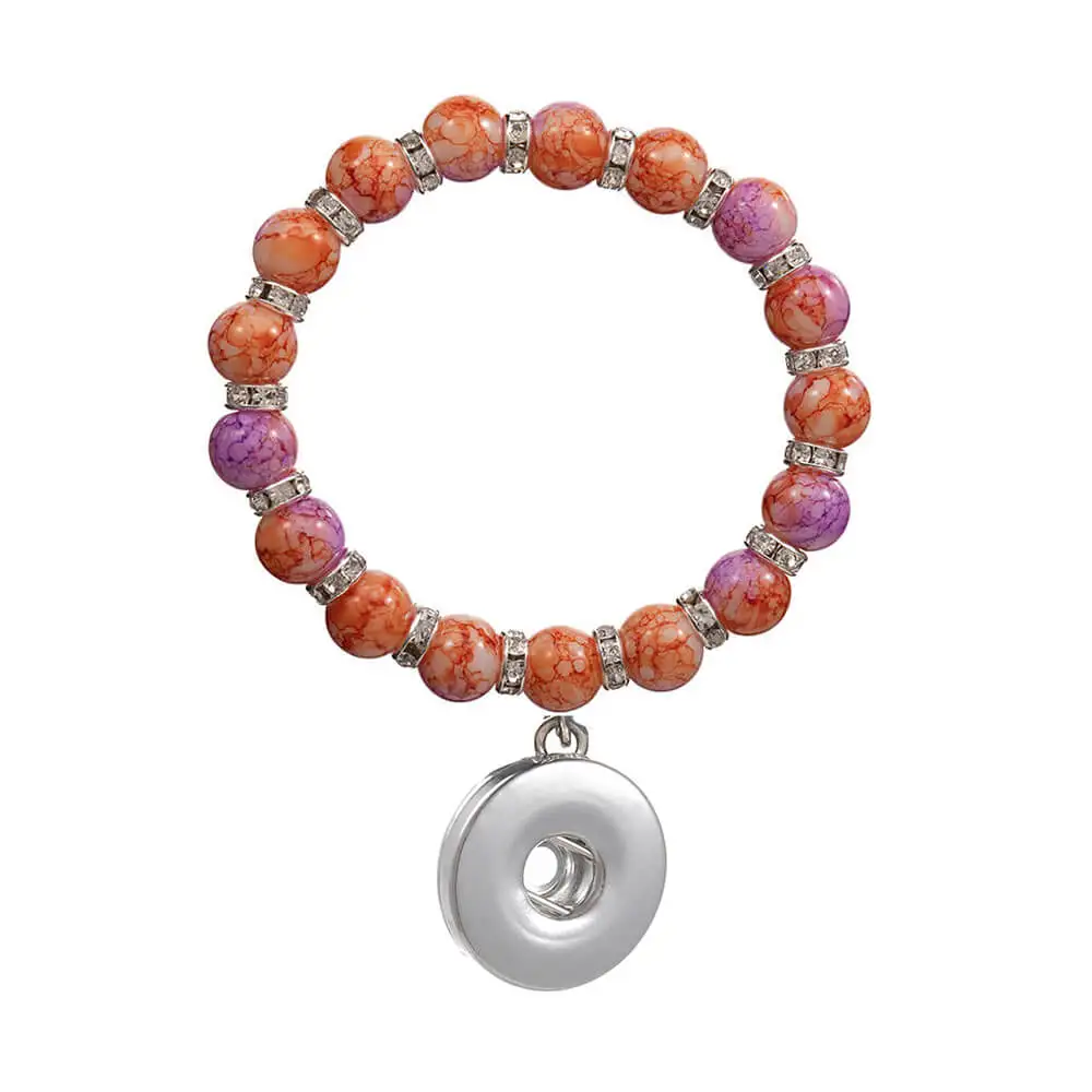 Стразы бусины стеклянные 18 мм оснастки браслет с кнопками для маленькой девочки