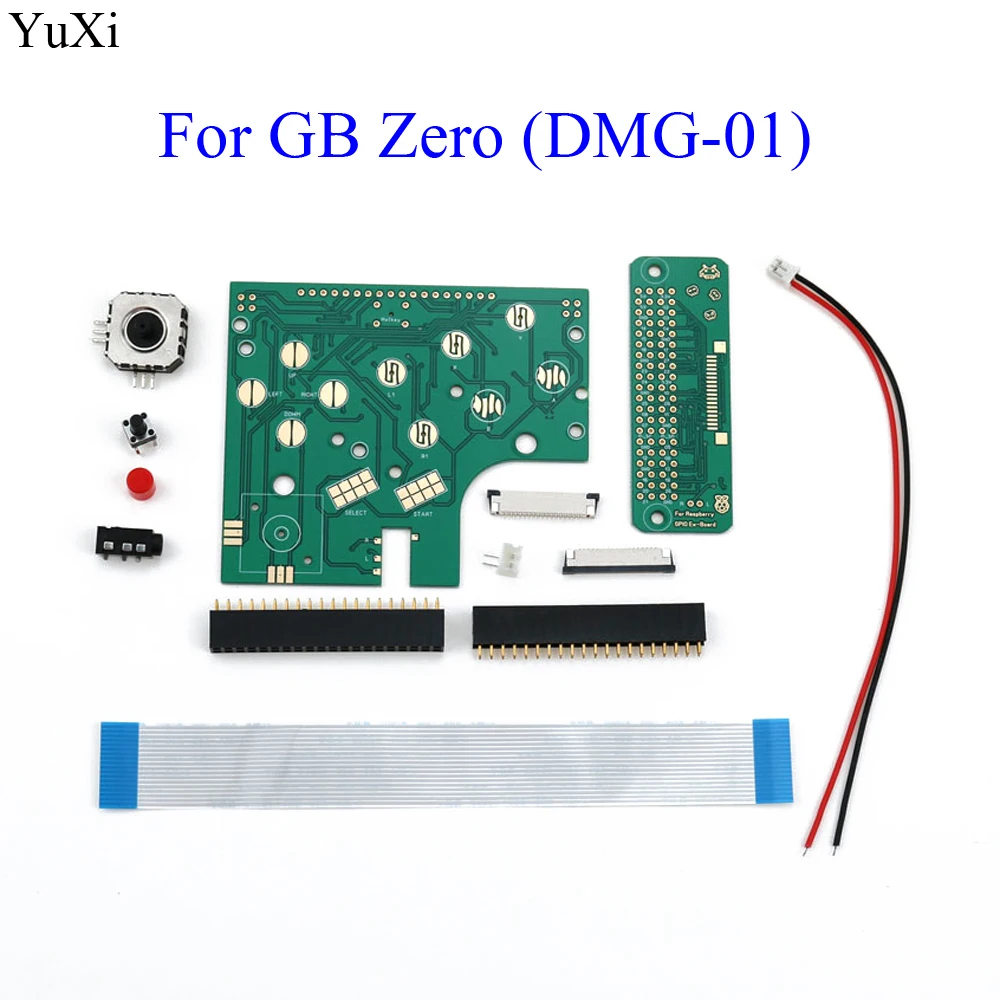 YuXi для Game Boy Zero (DMG 01) 6 кнопок печатная плата переключатель и комплект соединителей