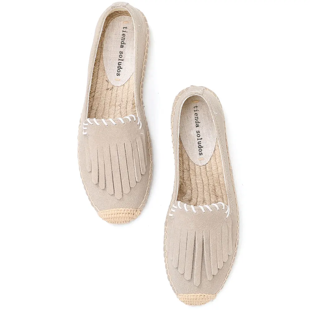 Женские туфли-Эспадрильи на плоской подошве без застежки | Обувь