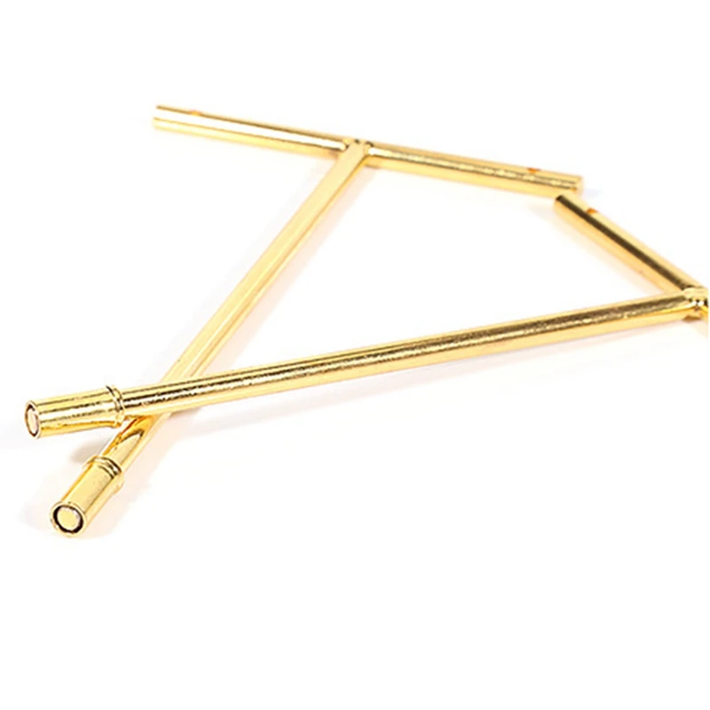 

4Pcs Ring Display Holder Pendant Earrings Display Stand Metal Stick Solid Wood Jewelry Display Stand