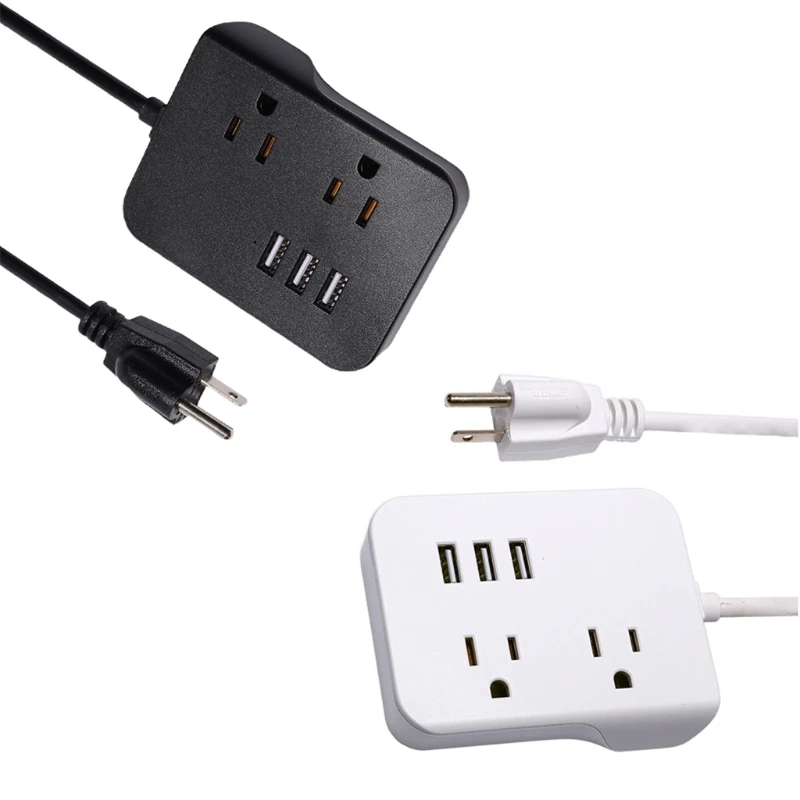 

Household Multifunctional US Plug Power Strip WIth USB Charging Office Socket Dormitory Essentials