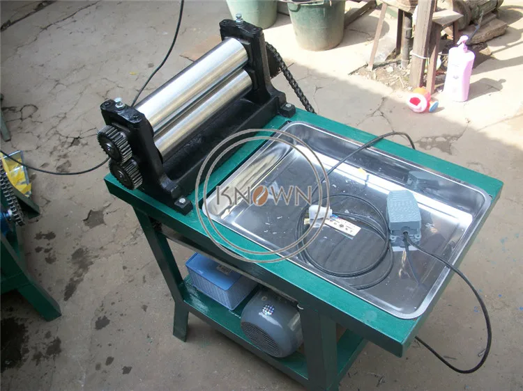 Низкая цена 74*195 мм ролики основа пчелиный воск листовые фрезы машина гребень