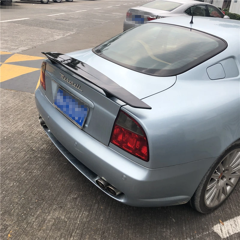 Спойлер для Ghibli 2006 2018 Maserati Coupe Quattroporte спойлер TF ABS Материал заднее крыло