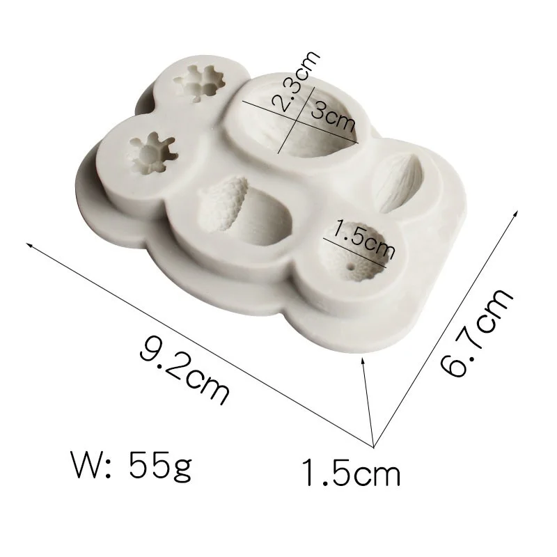 

DIY Cookie Christmas Decoration Fondant Cake Tools Nut Cake Mold Decorating for Sugar Chocolate Molds baking mold