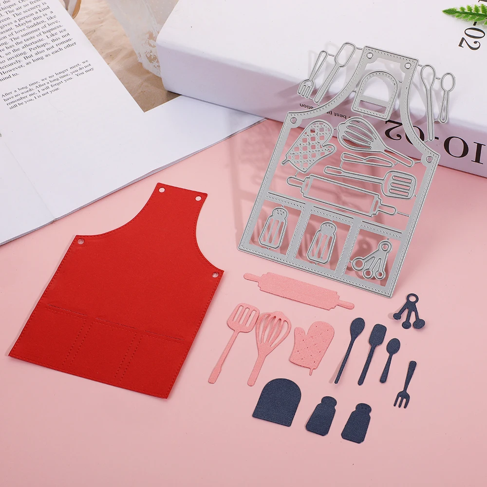 

Kitchenware Metal Cutting Dies Stencil Scrapbooking Card Album Decorative Crafts Embossing Folder DIY Mold Die Cuts Paper Cutter