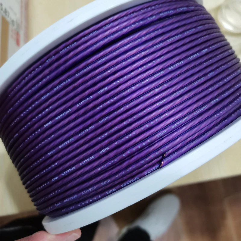 Автомобильный аудиокабель из чистой меди Hi Fi кабель для динамиков OFC 14GA 16GA 18GA