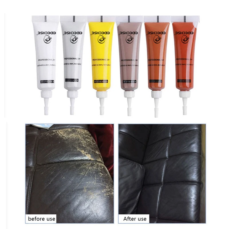 

20ml Leather Repair Gel Colorful Car Repair Scratches Cracks Home&Car Seat Leather Complementary Refurbishing Cream Repair Paste