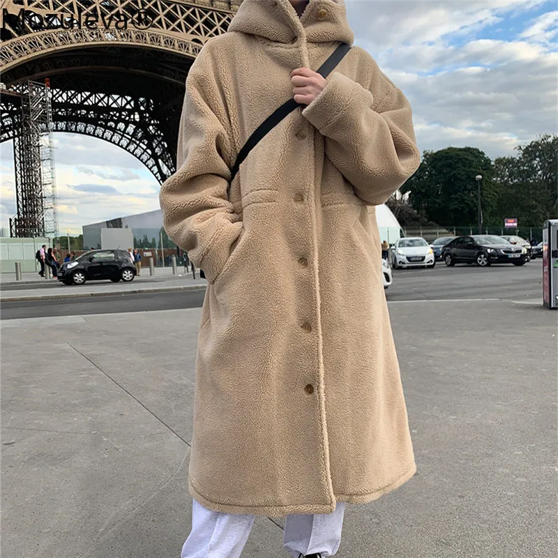 Женское длинное пальто из искусственного меха на осень/зиму | Женская одежда