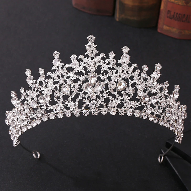 

Wedding Bride Princess Crown Crystal Headband Bridal Headpiece Rhinestone Tiaras Queen Crown Tiara Wedding Hair Accessories