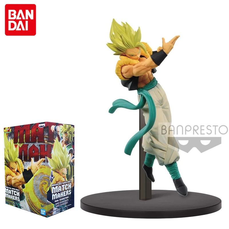 

Bandai Dragon Ball Anime Figure BANPRESTO Dragon Ball Super MATCH MAKERS Super Saiyan Gogeta Genuine Model Children Toy