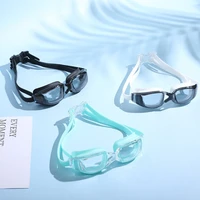 professional swimming goggles adults adjustable waterproof anti fog uv protect diving glasses pool swim glasses eyewear